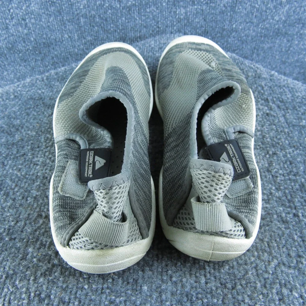 Ozark Trail Men's Size 7-8 Knit‎ Aqua Sock Rubber Grip Water Shoes • Grey